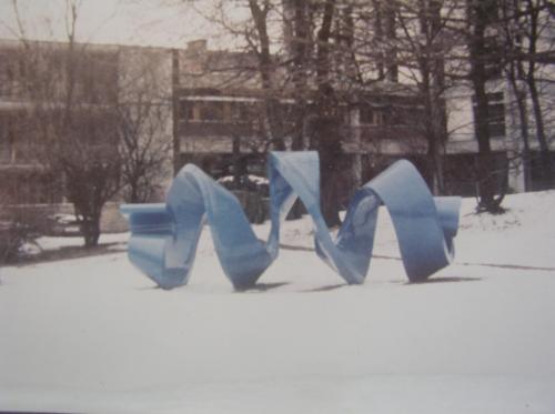 Im Park der Kunstakademie 1972